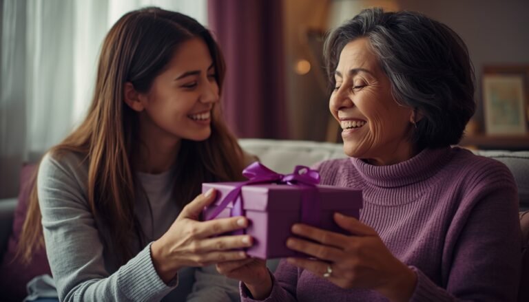 purple gifts for mom