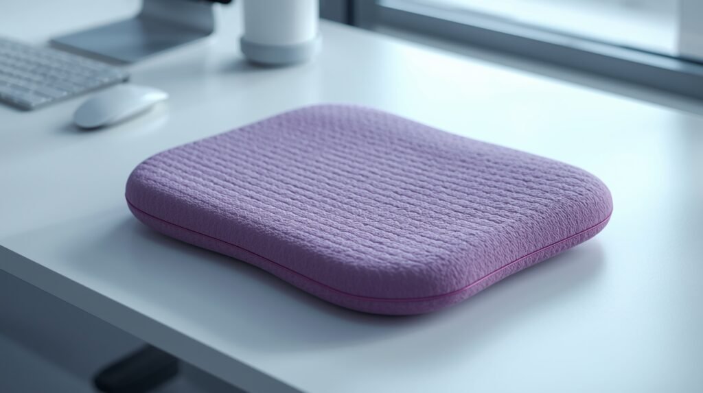 purple office chair cushion
