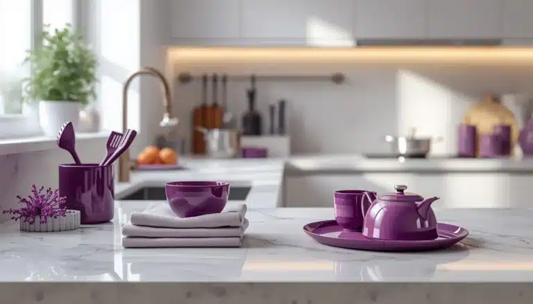 purple kitchen accessories ideas