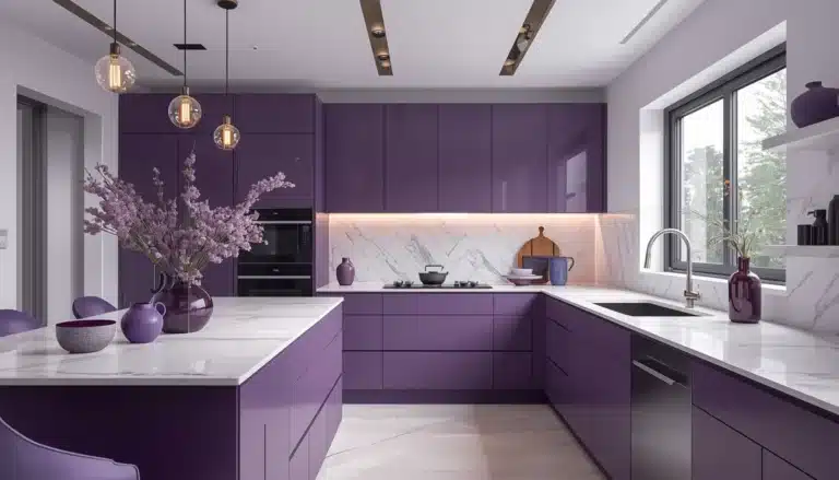 purple kitchen decor ideas