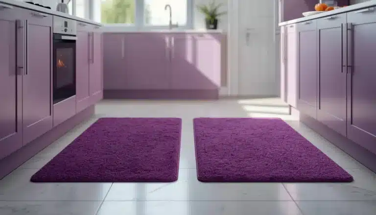 Purple Kitchen Mat