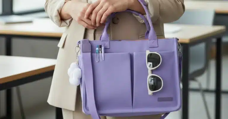 Purple Tote Bags for Work