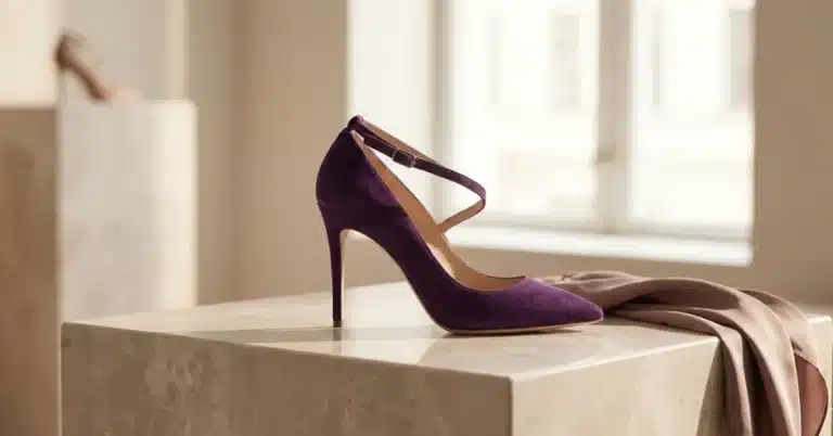 purple heels for women