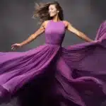 purple dresses for women
